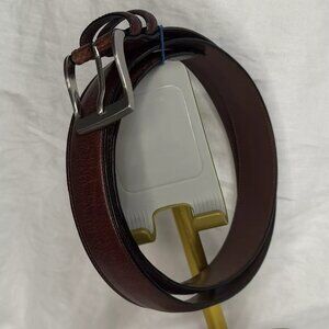 Perry Ellis Men's Leather Dress Belt